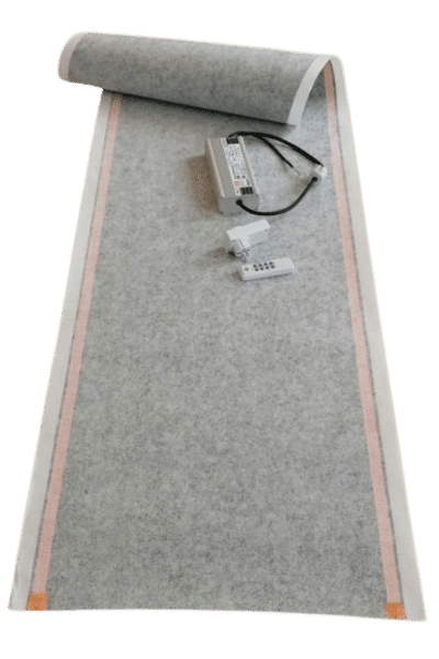 heating foil against cold feet