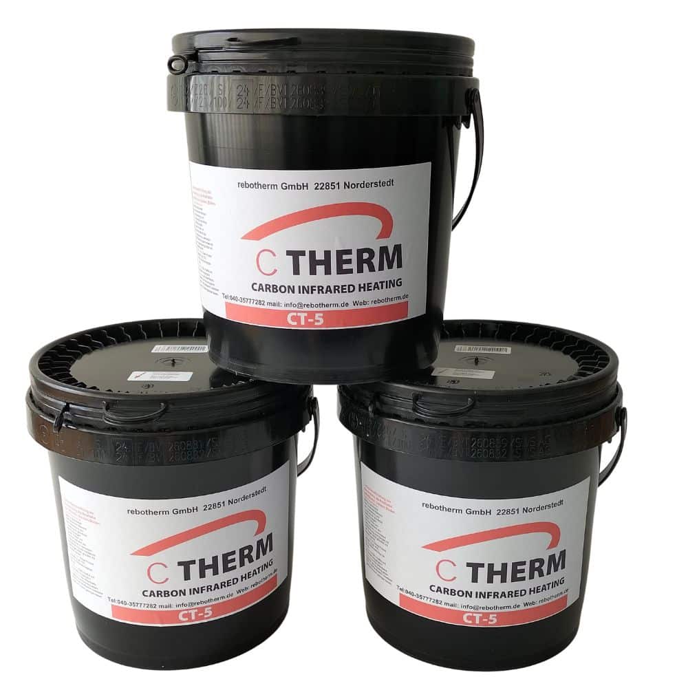 c-therm-heizfarbe-5liter-rebotherm-3eimer Heizfarbe - für Heizanstrich - Mit Farbe heizen - 5 Liter 3 Eimer von rebotherm
